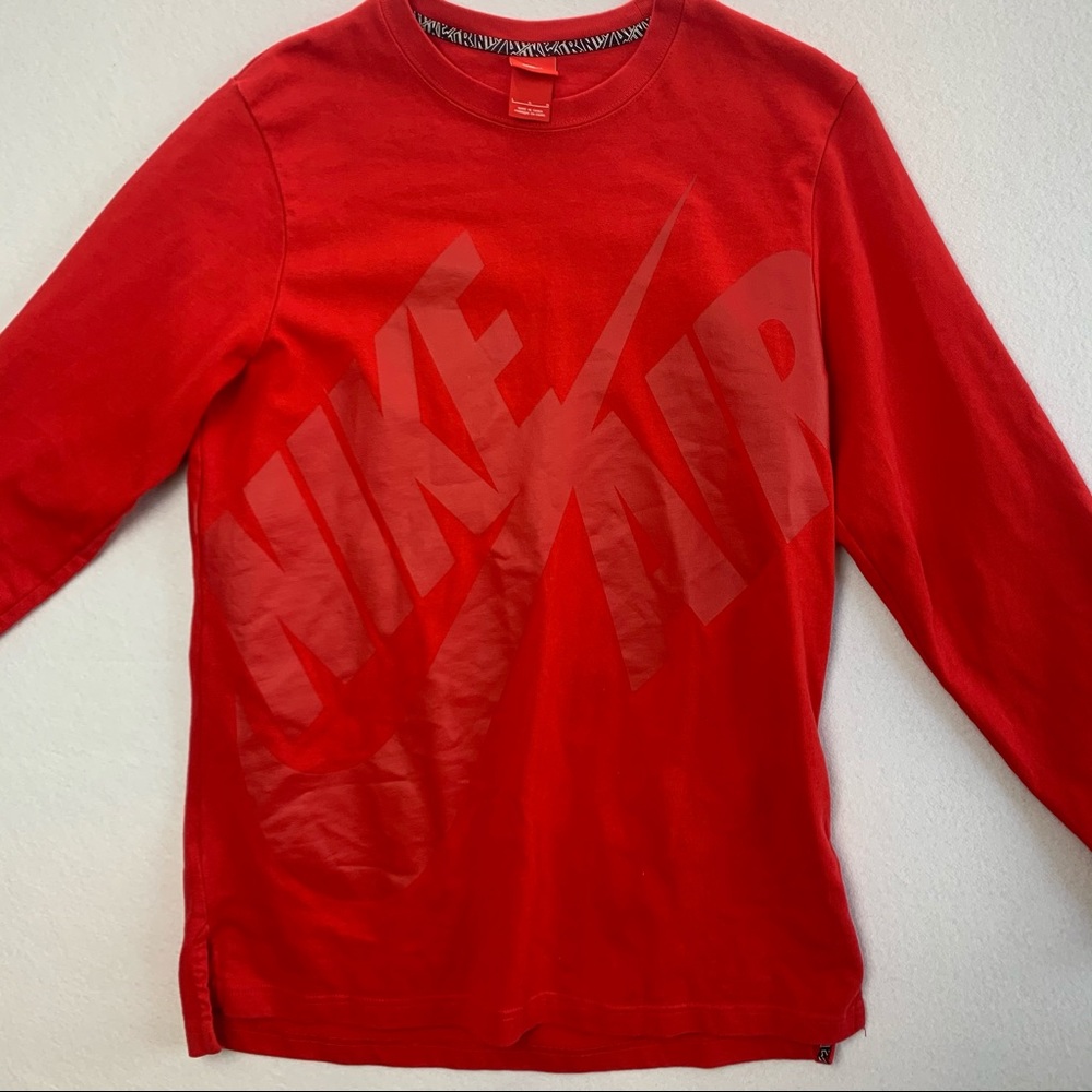 Nike Red Sz L Sweatshirt